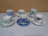 6pc Group of Cups & Saucers