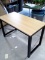 Wooden Top Metal Leg Table/Desk