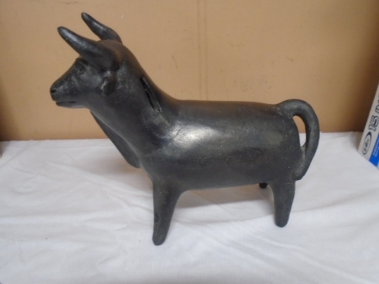 Bull Pottery Bank