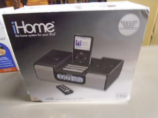 iHome Alarm Clock Radio iPod Docking Station