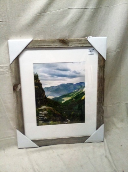 Grey Weathered Wood Picture Frame