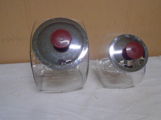 Small & Large Glass Candy/Cookie Jars