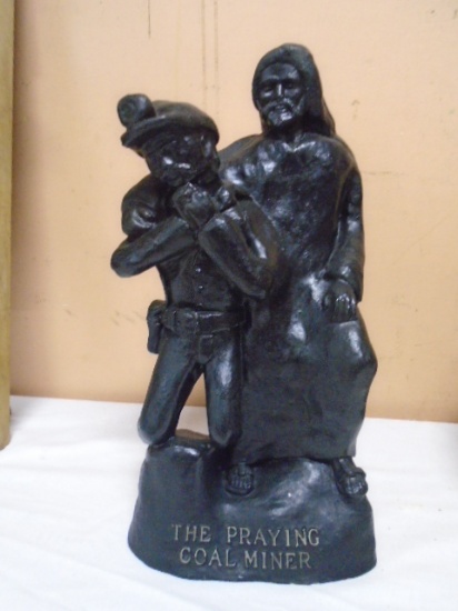 The Praying Coal Miner Statue