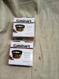 Pair of Cuisinart Basket Gold Tone Re-Usable Filters