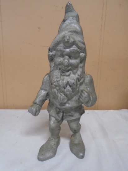 Heavy Cast Aluminum Garden Gnome