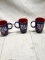 Set of Three New York Giants Coffee Mugs