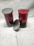 Pair of Cinnamon Spice Scented Candles