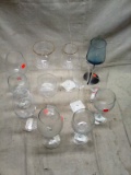 12 Misc. pieces of Stemmed Glassware