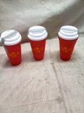 Coffee to GO 16 oz plastic tumblers with lids