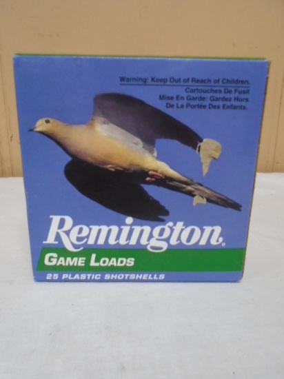 25 Round Box of Remington Game Load 12 Ga. Shotgun Shells