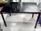 Black Glass Top Table