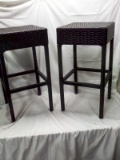 All Weather Wicker Bar Stools