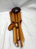 Unpainted Wooden Wind Chimes