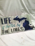 Life is Better at the Lake Doormat by Mohawk
