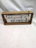 Make Yourself at Home Hanging Wall Sign