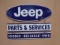 Jeep Parts & Service Metal Chain Linked Sign