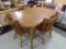 Oak Dining Table w/4 Matching Chairs