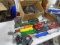 Large Group of Train Cars-Track-Lionel Transformer-Accesorries