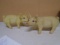 Set of 2 Pig Figurines