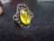 Ladies German Silver & Lemon Quartz Ring