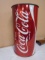 Metal Coca-Cola Trash Can