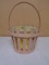 2006 Pink Picket Pail Easter Basket