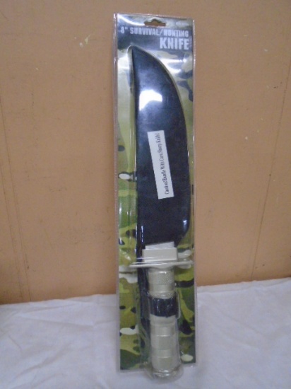 8" Survival/Hunting Knife w/Sheath