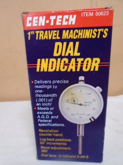 Cen-Tech 1" Travel Dial Indicator