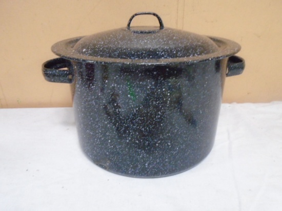 Porcelain Over Steel Stock Pot