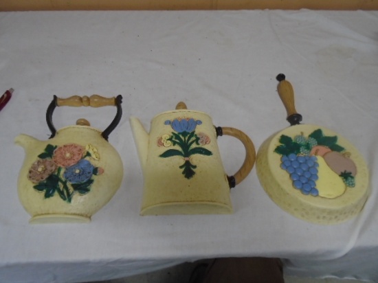 3pc Vintage Kitchen Wall Hangers