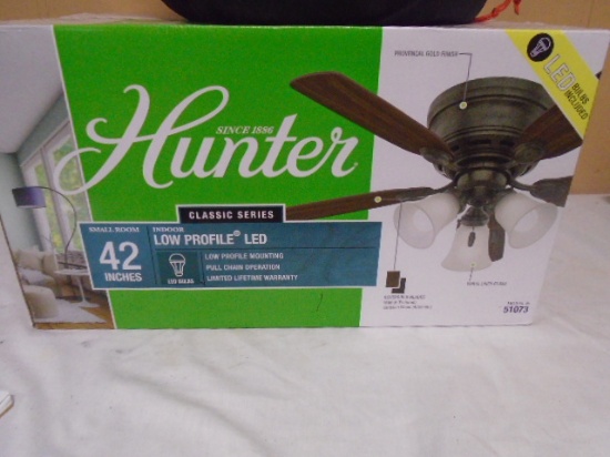 Brand New Hunter 42in Lowprofile LED Ceiling Fan