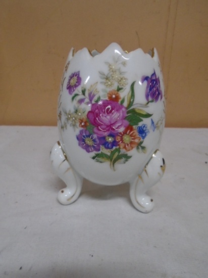 Beautiful Hand Painted Porcelain Egg