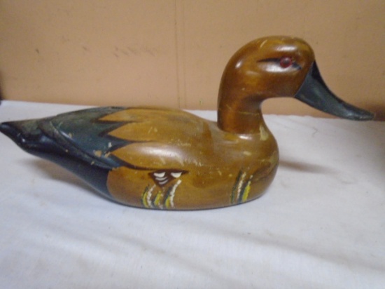 Handpainted Wooden Duck