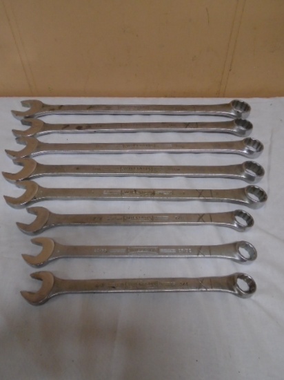 8pc Set of Williams USA Made Standard Wrenches