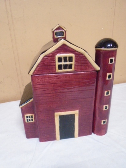 Barn Cookie Jar
