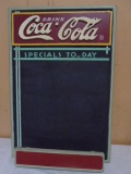 Wooden Coca-Cola Chalkboard Sign