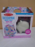 Melissa amnd Doug Decoupage Pig Bank Craft Set