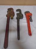 3pc Group of Pipe Wrenches