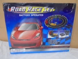 Battery Operated Road Race Set w/2 Cars