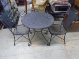 Outdoor Metal 3 Pc. Bistro Set