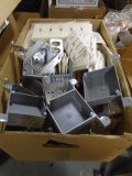 Large Box Full of Brand New Electrical Supplies