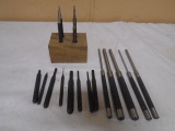 17pc Group of Punches & Pin Punches