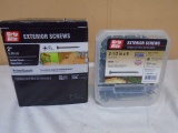 (2) 5lb Boxes of Exterior Screws