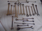 Large Group of Ratcheting Wrenches