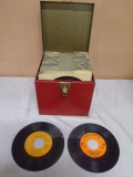 Large Group of 45 RPM  Records