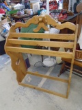 Solid Wood Quilt Rack