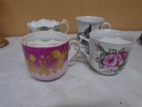 4pc Group of Mustache Mugs