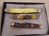 3pc Group of Vintage Pocket Knives