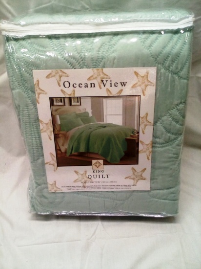 Ocean View King Size Quilt