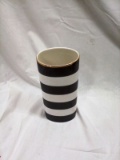Kate Spade Lenox Black and White Vase 10.25 